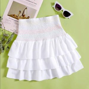 WHITE SKIRT XS
